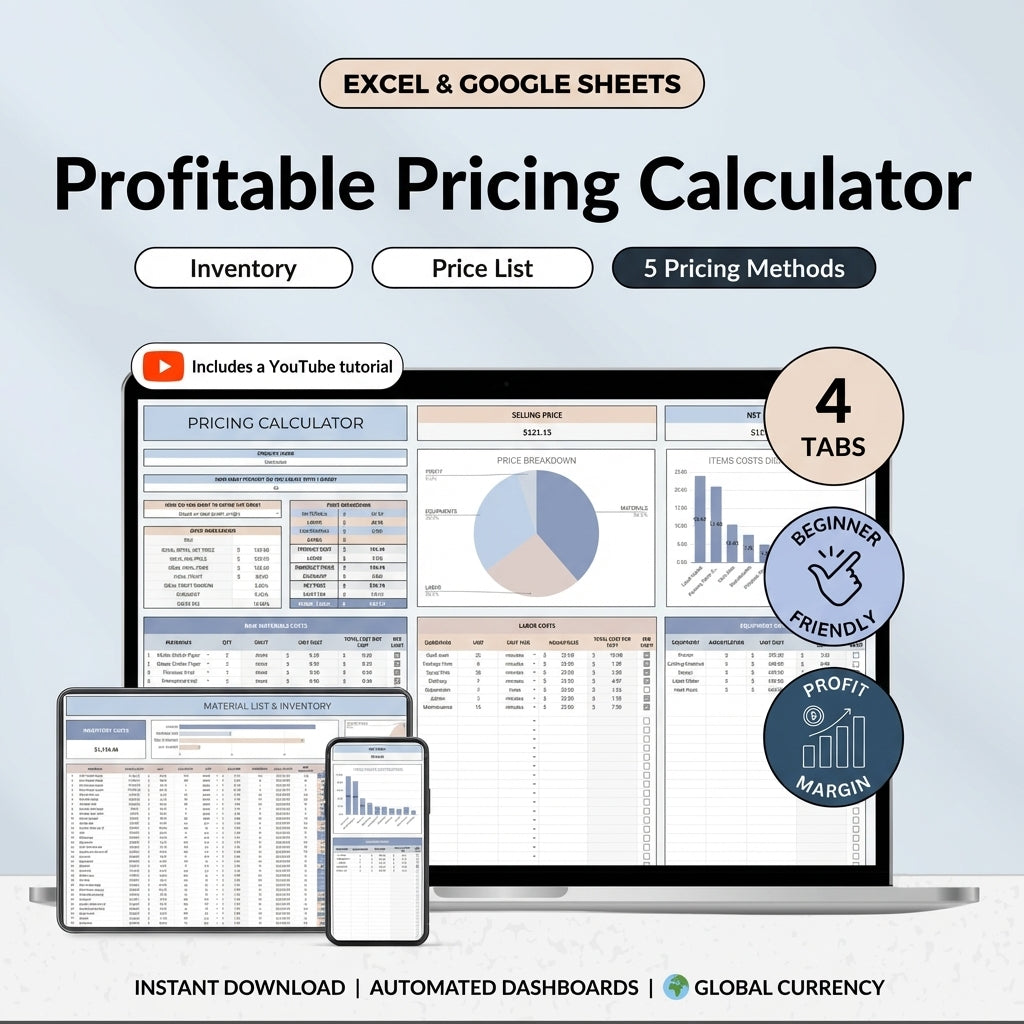 Profitable Pricing Calculator - Find Your Perfect Price in Seconds