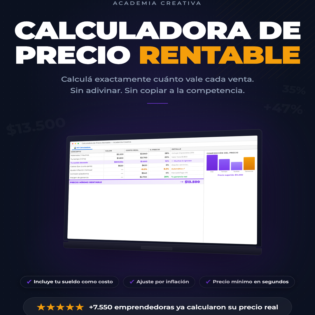 Calculadora de Precio Rentable - Calcula el precio ideal de tus productos en SEGUNDOS
